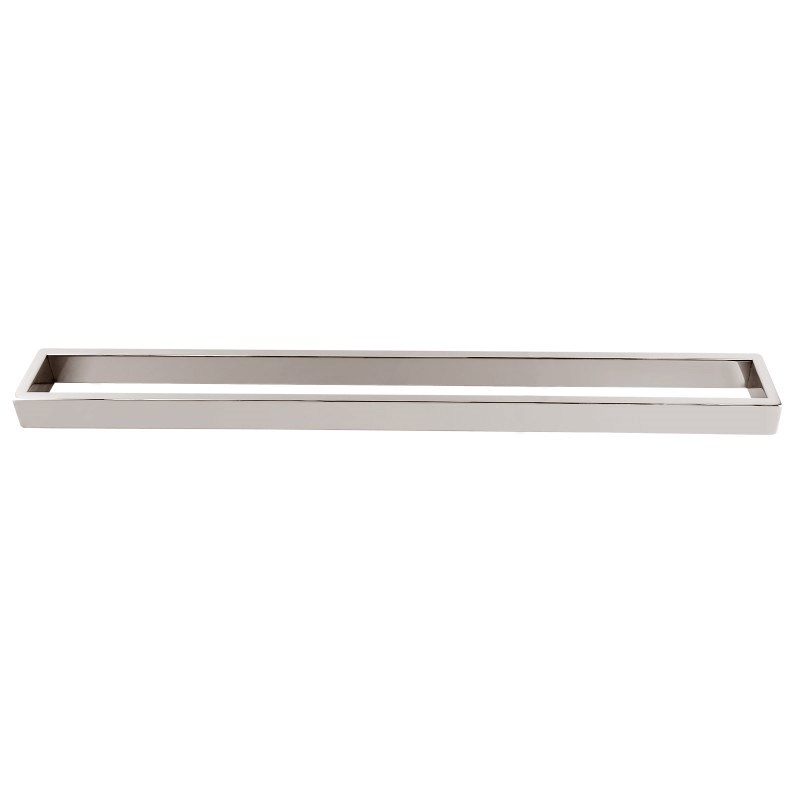 Cavallo Brushed Nickel Square Single Towel Rail 600mm 1 Cavallo Brushed Nickel Square Single Towel Rail 600mm