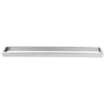Cavallo Chrome Square Single Towel Rail 600mm