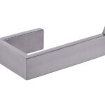 Cavallo Gun Metal Grey Square Toilet Roll Holder