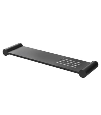 Matte Black Towel Shelf