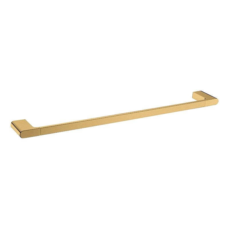 Bellino Brushed Yellow Gold Zinc Alloy 800mm Single Towel Rail 1 Bellino Brushed Yellow Gold Zinc Alloy 800mm Single Towel Rail