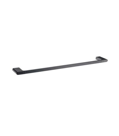 Bellino Gun Metal Grey Single Towel Rail 600mm Zinc Alloy