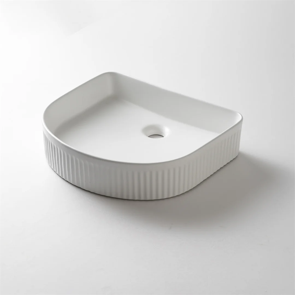 415x365x100mm Matte White Above Counter Basin 1 415x365x100mm Matte White Above Counter Basin