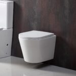 BERLIN66 515*365*450mm Gloss White Quiet Flushing Wall Hung Pan