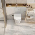 BERLIN66 515*365*450mm Gloss White Quiet Flushing Wall Hung Pan