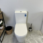 BERLIN 670*360*850mm Gloss White Quiet Flushing Back to Wall Two-piece Toilet Suite
