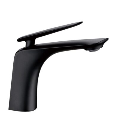 Bellino Matte Black Basin Mixer Tap