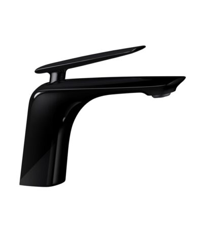 Bellino High Gloss Black Basin Mixer Tap