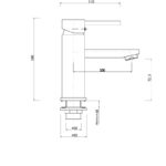 Gun Metal Round Basin Mixer