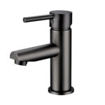 Gun Metal Round Basin Mixer