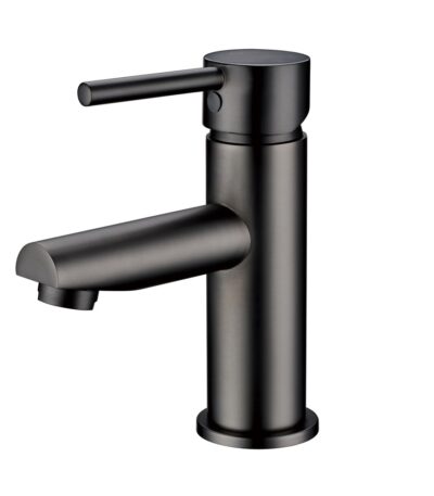 Gun Metal Round Basin Mixer