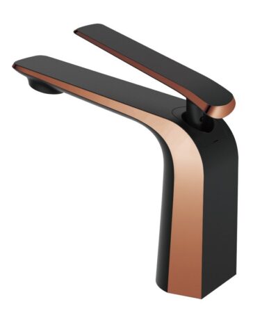 ESPERIA - Black & Rose Gold Basin Mixer
