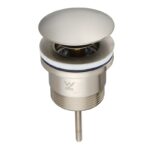 Brushed Nickel Pop Up Waste Universal