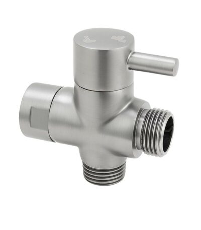 Brushed Nickel Bidet Diverter