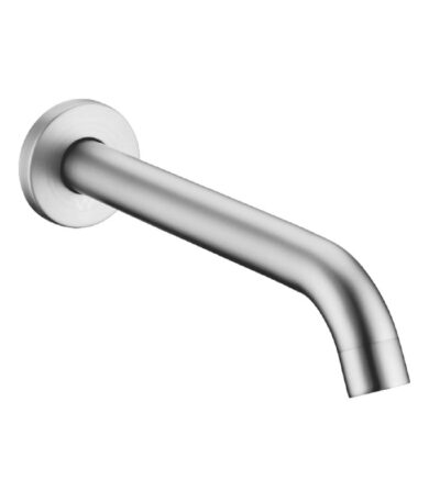 LUCID PIN Series Round Brushed Nickel Bathtub/Basin Wall Spout(160mm)