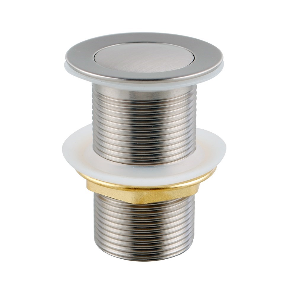 Brushed Nickel Pop Up Waste No Overflow 1 Brushed Nickel Pop Up Waste No Overflow