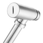 Round Brushed Nickel Bottle Trap G1 1/2"