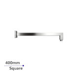 400mm Brushed Nickel Wall Shower Arm