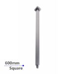 600mm Brushed Nickel Ceiling Shower Arm