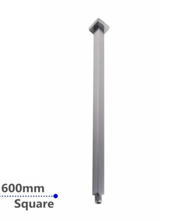 600mm Brushed Nickel Ceiling Shower Arm