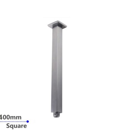 400mm Brushed Nickel Ceiling Shower Arm