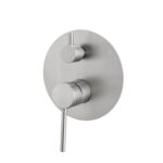 LUCID PIN Series Brushed Nickel Diverter Mixer BU0125-2.ST Trim Kit (match CLPD)