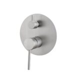 LUCID PIN - Brushed Nickel Diverter Mixer