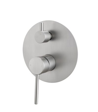 LUCID PIN - Brushed Nickel Diverter Mixer