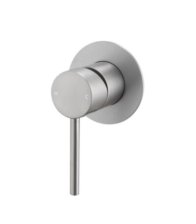 LUCID PIN - Brushed Nickel Wall Mixer