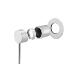LUCID PIN Brushed Nickel Wall Mixer Trim Kit Only (match CLPM)