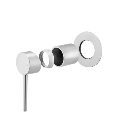 LUCID PIN Brushed Nickel Wall Mixer Trim Kit Only (match CLPM)