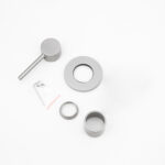 LUCID PIN Brushed Nickel Wall Mixer Trim Kit Only (match CLPM)
