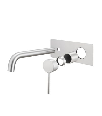 LUCID PIN Series Brushed Nickel Spout Mixer Trim Kit Only (match CLPS)