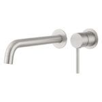 LUCID PIN Series Brushed Nickel Spout Mixer Trim Kit Only With Separate 60mm Cover Plate (match CLPS)