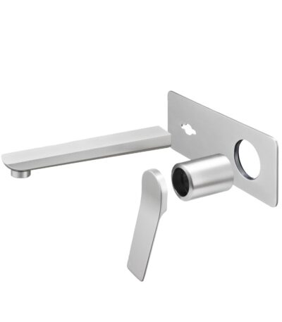 RUSHY Series Brushed Nickel Spout Mixer Trim Kit Only (match CLPS)