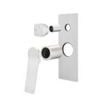 RUSHY Series Brushed Nickel Diverter Mixer Trim Kit (match CLPD)
