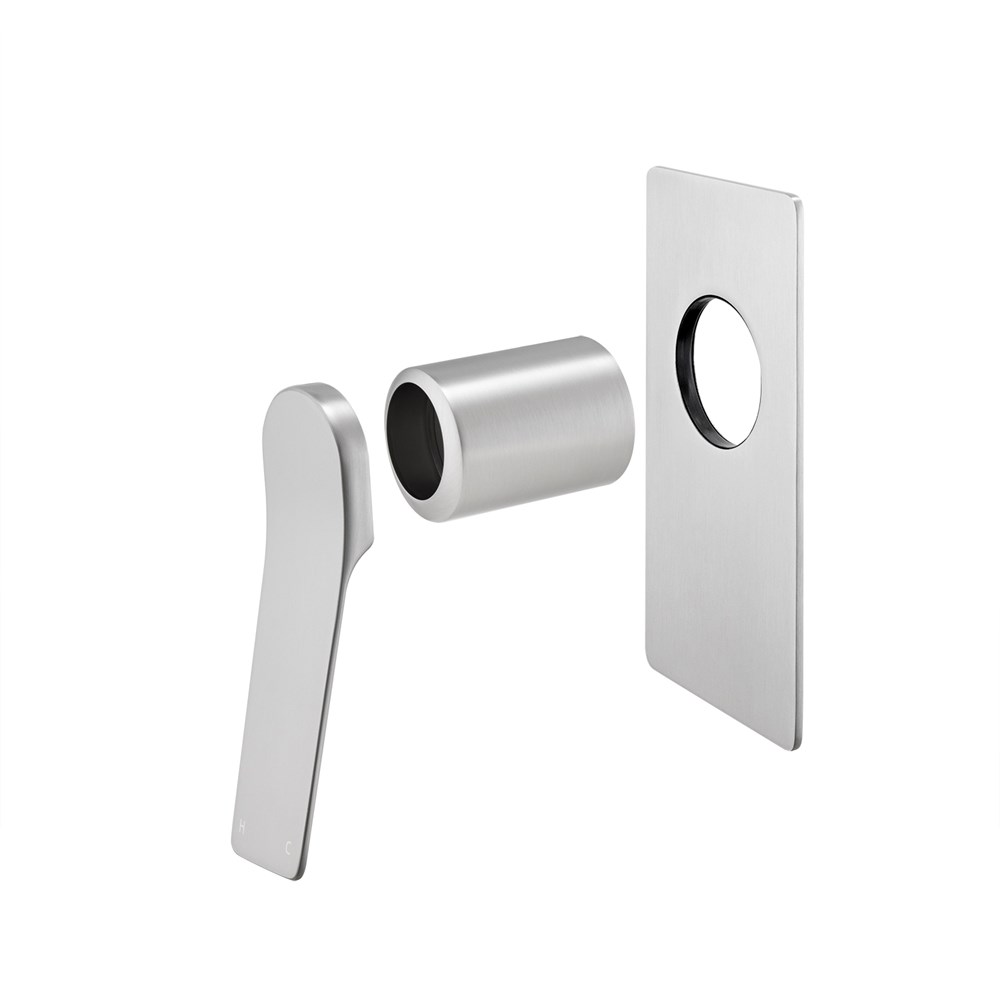 RUSHY Series Brushed Nickel Wall Mixer Trim Kit (match CLPM) 1 RUSHY Series Brushed Nickel Wall Mixer Trim Kit (match CLPM)
