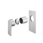 VOG Series Brushed Nickel Wall Mixer Trim Kit (match CLPM)