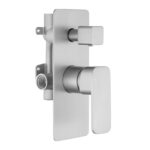 IVANO Series Brushed Nickel Wall Mixer with Diverter Trim Kit(match CLPD)