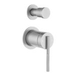 CADDENCE Series Brushed Nickel Wall Mixer with Diverter Trim Kit(Separate Cover Plate,match CLPD)