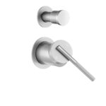 CADDENCE Series Brushed Nickel Wall Mixer with Diverter Trim Kit(Separate Cover Plate,match CLPD)