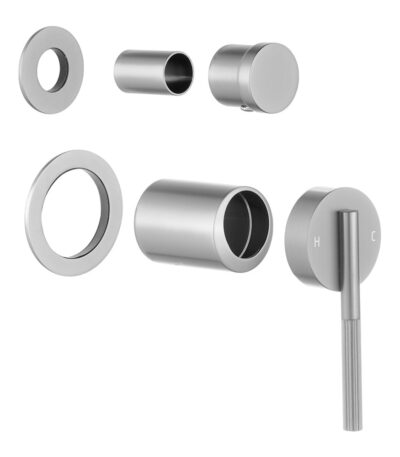CADDENCE Series Brushed Nickel Wall Mixer with Diverter Trim Kit(Separate Cover Plate,match CLPD)