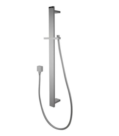 Brushed Nickel Shower Rail