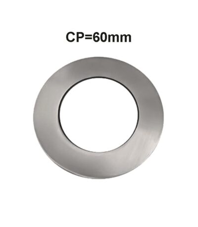 Brushed Nickel Cover Plate 60mm