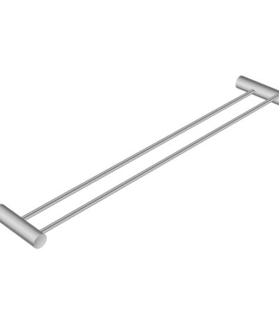 600mm Brushed Nickel Double Towel Rail