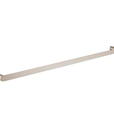 RUSHY - 800mm Brushed Nickel Single Towel Rail