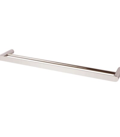 RUSHY - 600mm Brushed Nickel Double Towel Rail