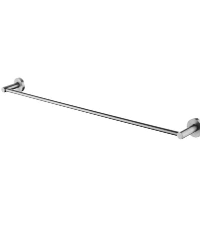 LUCID PIN - 800mm Brushed Nickel Cuttable Single Towel Rail