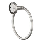 LUCID PIN - Brushed Nickel Towel Ring