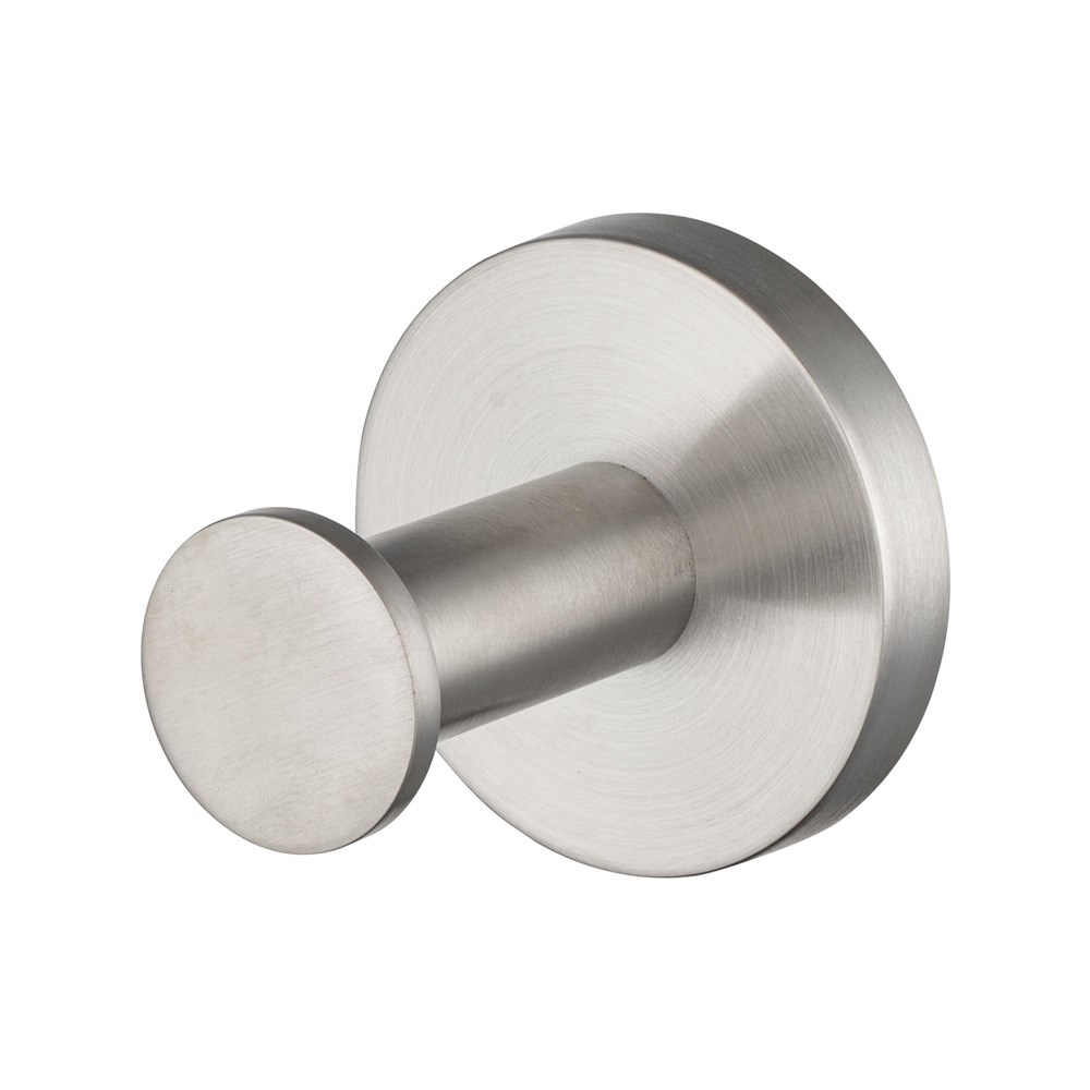 LUCID PIN - Brushed Nickel Robe Hook 1 LUCID PIN - Brushed Nickel Robe Hook